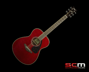 SOUTH COAST MUSIC FS820 RRB RUBY RED BURST ACOUSTIC GUITAR