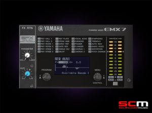 YAMAHA EMX7 POWERED MIXER SOUTH COAST MUSIC GEQ9