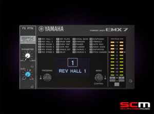 YAMAHA EMX7 POWERED MIXER SOUTH COAST MUSIC SPX