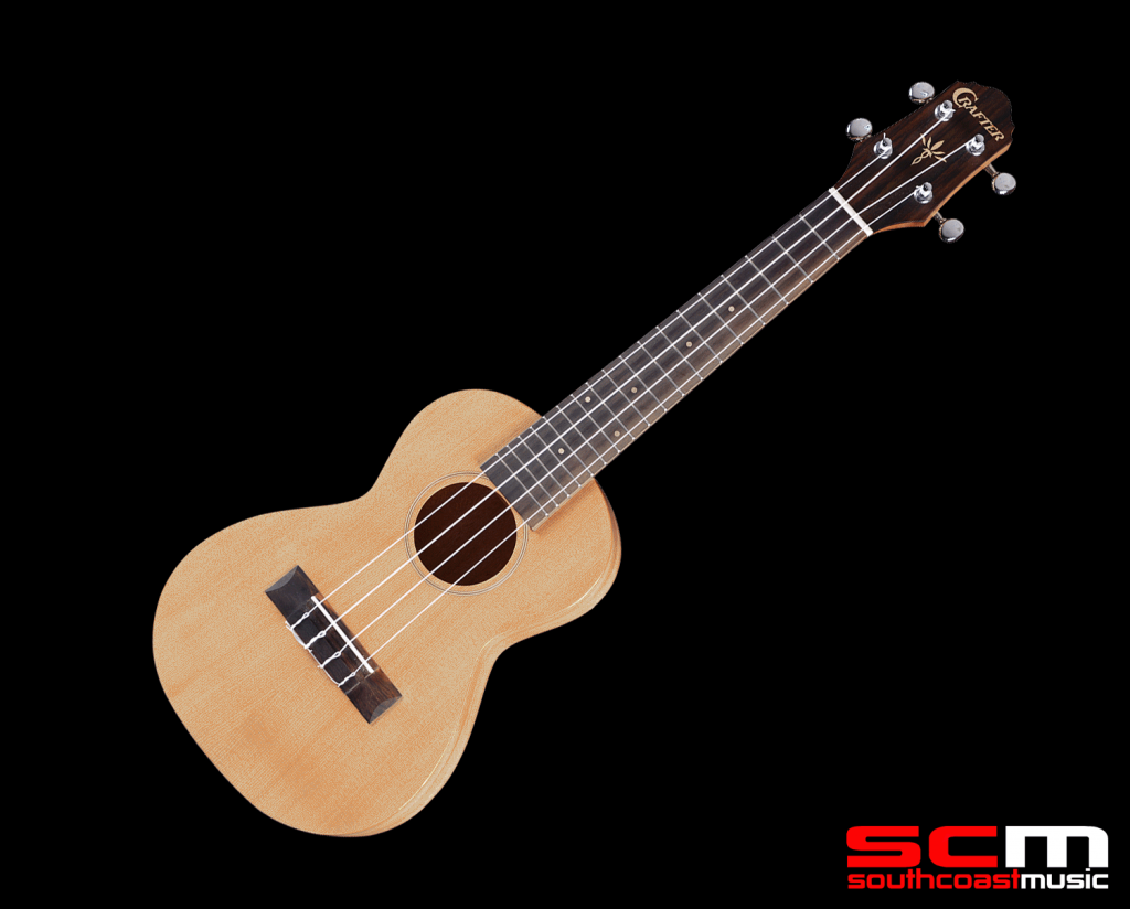 yes Crafter UC-10 cedar Concert Ukulele With Bag southcoastmusic