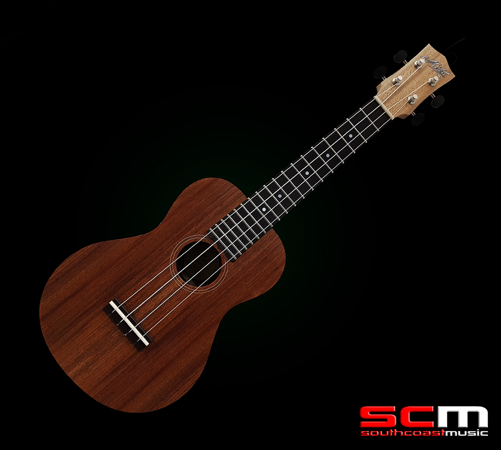 MATON CONE Concert Size Solid Blackwood Acoustic Electric Ukulele with Case RARE BBand