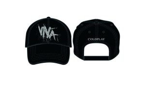 COLDPLAY VIVA LA VIDA LOGO BLACK HAT BASEBALL CAP EMROIDERED
