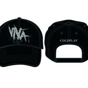 COLDPLAY VIVA LA VIDA LOGO BLACK HAT BASEBALL CAP EMROIDERED