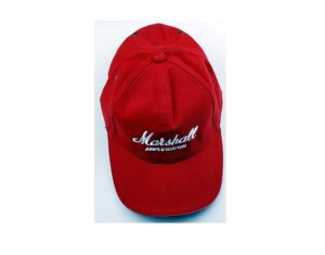 MARSHALL AMPLIFICATION AMP LOGO HAT / BASEBALL CAP with EMROIDERED LOGO