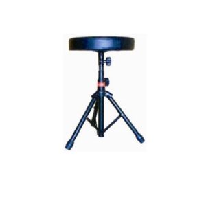 HEAVY DUTY DXP DA1222 DRUM STOOL THRONE VERSATILE BLACK TRIPOD 50CM HEIGHT