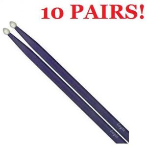 10 PAIRS EAGLE PURPLE 5A NYLON DRUM STICKS