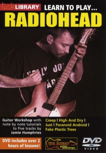 LEARN TO PLAY RADIOHEAD GUITAR LICK LIBRARY DVD SET