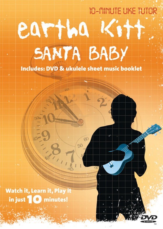 10-MINUTE UKE TUTOR EARTHA KITT SANTA BABY DVD UKULELE LEARN TO PLAY TUTORIAL