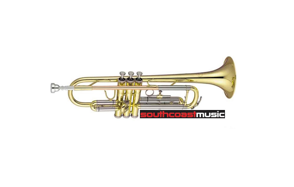 JUPITER 606ML STUDENT TRUMPET Bb TRUMPET with MOUTHPIECE & CASE 2 YEAR