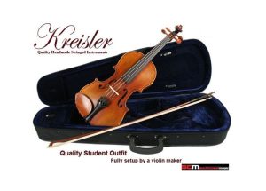 ADVANCED 4/4 SIZE STUDENT VIOLIN OUTFIT SUPERB TONE GREAT VALUE - SET UP IN STORE