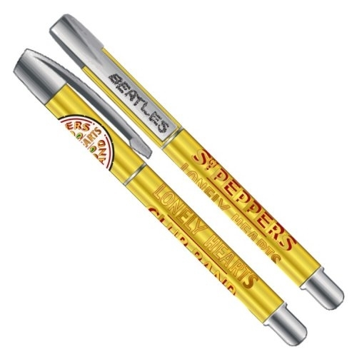 THE BEATLES GEL PEN FEATURING SGT PEPPER LOGO COLLECTIBLE