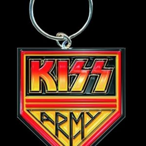 KISS LOGO ARMY KEYCHAIN KEY RING OFFICIAL KEYRING CHAIN