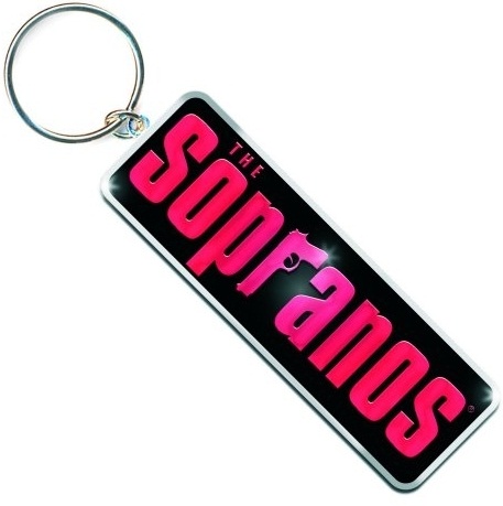 THE SOPRANO's TV SHOW LOGO KEYCHAIN KEY RING OFFICIAL KEYRING CHAIN