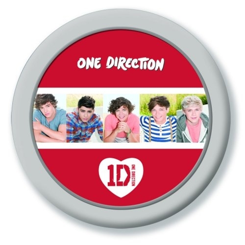 ONE DIRECTION 1D OFFICIAL MERCHANDISE COMPACT MIRROR 5 HEAD SHOTS LOGO