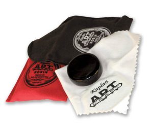 NEW Daddario DAKACR7 KAPLAN ART CRAFT VIOLIN DARK ROSIN IN SOFT FLANNEL POUCH