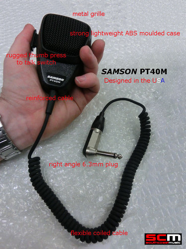 Samson PT40M Mic Push to Talk Microphone