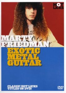 HOT LICKS MARTY FRIEDMAN EXOTIC METAL ELECTRIC GUITAR DVD