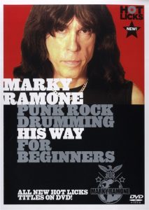 MARKY RAMONE PUNK ROCK DRUMMING HIS WAY FOR BEGINNERS HOT LICKS DVD HOT627