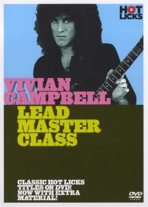 VIVIAN CAMPBELL LEAD MASTER CLASS GUITAR HOT LICKS DVD HOT220 LEARN TO PLAY
