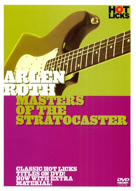 ARLEN ROTH MASTERS OF THE STRATOCASTER GUITAR HOT LICKS DVD HOT218 LEARN STRAT