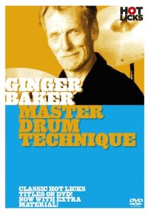GINGER BAKER MASTER DRUM TECHNIQUE HOT LICKS LICK LIBRARY DVD HOT180 DRUMMERS