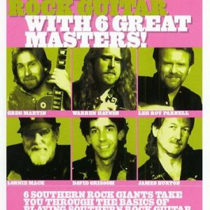 HOT LICKS LEARN SOUTHERN ROCK GUITAR 6 MASTERS DVD HOT712 HAYNES PARNELL BURTON