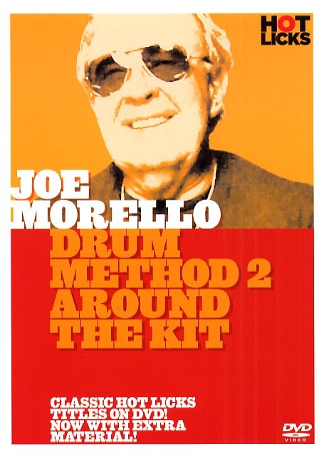 JOE MORELLO DRUM METHOD 2 AROUND THE KIT HOT LICKS LICK LIBRARY DVD HOT179