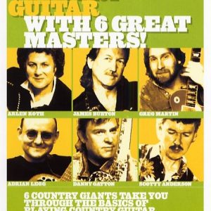 LEARN COUNTRY GUITAR WITH 6 GREAT MASTERS HOT LICKS DVD HOT703 ROTH LEGG GATTON