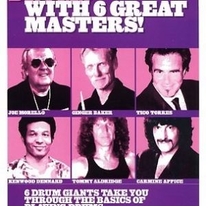 LEARN DRUMS 6 GREAT MASTERS HOT LICKS DVD HOT712 ALDRIDGE MORELLO TORRES BAKER