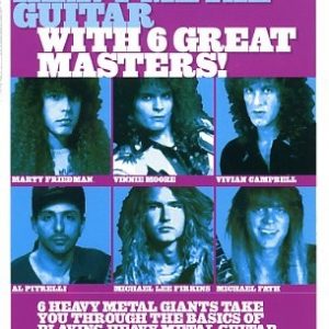 LEARN HEAVY METAL GUITAR 6 GREAT MASTERS HOT LICKS DVD HOT706 FRIEDMAN PITRELLI
