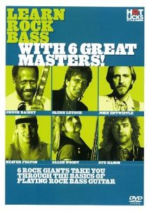 LEARN ROCK BASS GUITAR 6 GREAT MASTERS HOT LICKS DVD HOT711 RAINEY LETSCHE HAMM