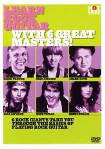 LEARN ROCK GUITAR WITH 6 GREAT MASTERS HOT LICKS DVD HOT702 ROTH TAYLOR JOHNSON