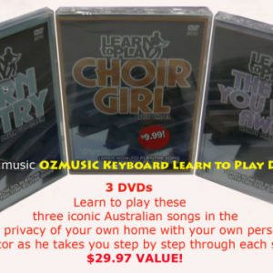 LEARN TO PLAY AUSSIE SONG PIANO DVD 3 PACK KEYBOARD DELTA WNEDY MATTHEWS CHISEL
