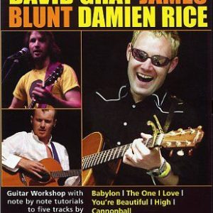 LICK LIBRARY DAVID GRAY JAMES BLUNT & DAMIEN RICE LEARN TO PLAY GUITAR DVD
