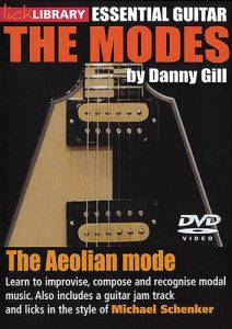 LICK LIBRARY THE MODES LEARN AEOLIAN MODE Schenker DVD GUITAR RDR0391