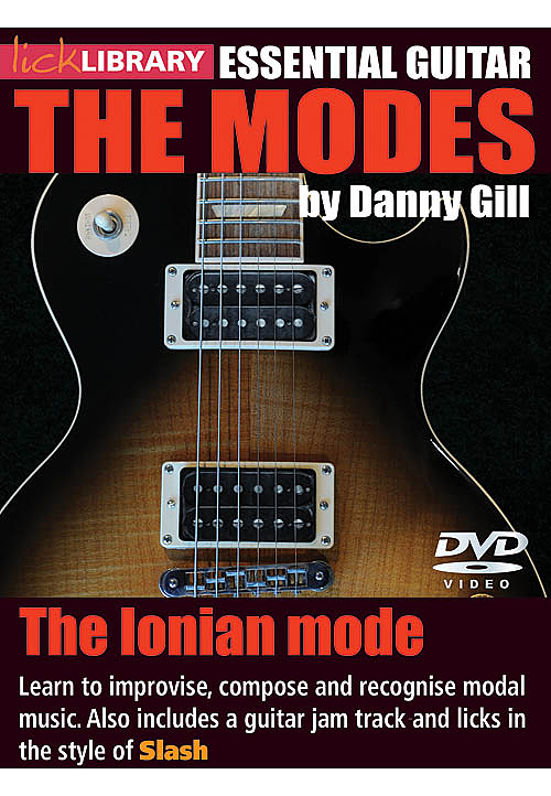 LICK LIBRARY THE MODES LEARN IONIAN MODE SLASH DVD ELECTRIC GUITAR RDR0386