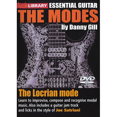 LICK LIBRARY THE MODES LEARN LOCRIAN MODE JOE SATRIANI DVD GUITAR RDR0392