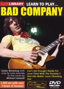 LICK LIBRARY - LEARN TO PLAY BAD COMPANY GUITAR DVD