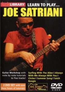 LICK LIBRARY - LEARN TO PLAY JOE SATRIANI GUITAR 2 DVDs