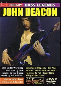LICK LIBRARY BASS GUITAR LEGENDS JOHN DEACON QUEEN DVD