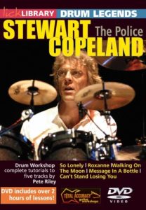 LICK LIBRARY DRUM LEGENDS STEWART COPELAND THE POLICE