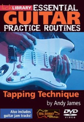 LICK LIBRARY ESSENTIAL GUITAR PRACTICE ROUTINES TAPPING TECHNIQUES MONSTER TIPS