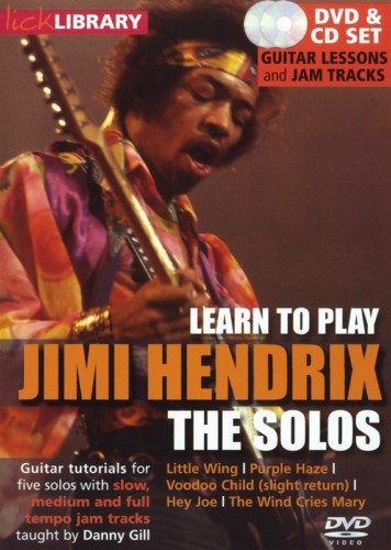 LICK LIBRARY LEARN TO PLAY JIMI HENDRIX THE SOLOS DVD