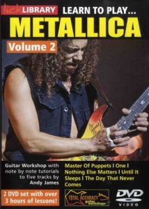 LICK LIBRARY LEARN TO PLAY METALLICA VOL 2 GUITAR DVD