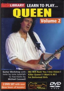 LICK LIBRARY LEARN TO PLAY QUEEN GUITAR DVD VOL 2