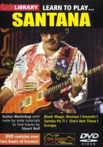 LICK LIBRARY LEARN TO PLAY SANTANA ELECTRIC GUITAR DVD