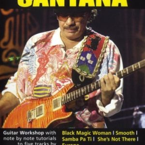 LICK LIBRARY LEARN TO PLAY SANTANA ELECTRIC GUITAR DVD