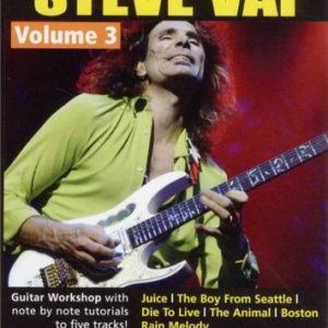 LICK LIBRARY LEARN TO PLAY STEVE VAI VOL 3 GUITAR DVD