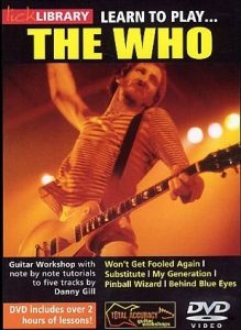 LICK LIBRARY LEARN TO PLAY THE WHO ELECTRIC GUITAR DVD