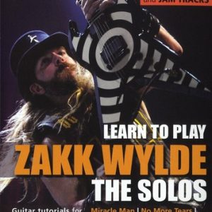 LICK LIBRARY LEARN TO PLAY ZAKK WYLDE SOLOS GUITAR DVD